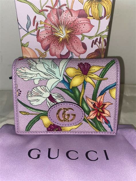 floral gucci mens wallet